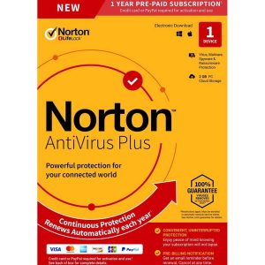 Norton Antivirus Plus 1Pc - 1 Year | Last version