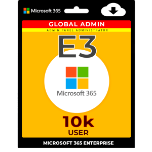 Microsoft 365 Enterprise E3 | Global Admin Panel | 10.000 Users | Lifetime Subscription