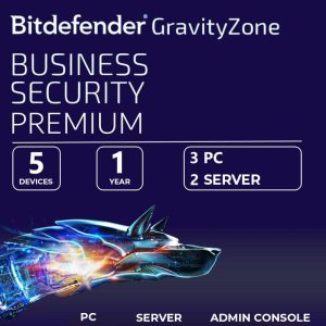 Bitdefender GravityZone Business Security Premium | 1 Year - 5 to 50 Devices - Global License | Last Version