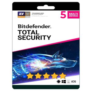 Bitdefender Total Security | 5 to 10 Devices - 1 Year - Global License | Last Version