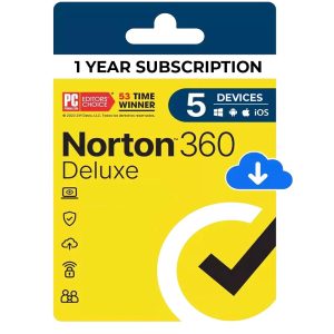 Norton 360 Deluxe - 1 Year 5Pc / 10 Pc | Last version
